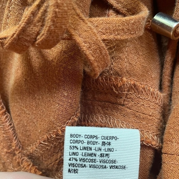 NEW Free People‎ Linen Josie Jumpsuit Size 8 - Picture 7 of 10